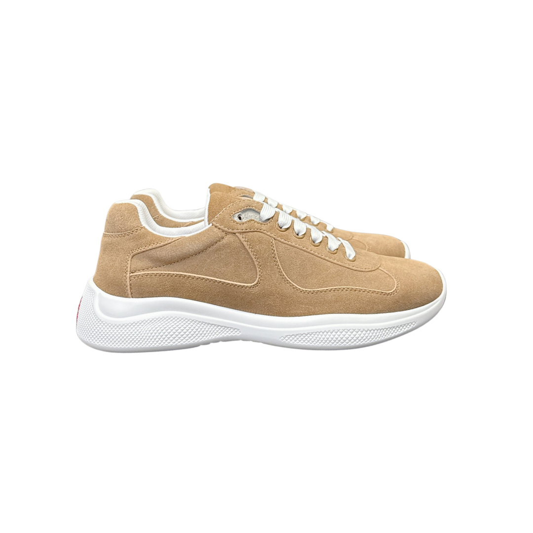 Prada Sneakers America's Cup — Light Brown White