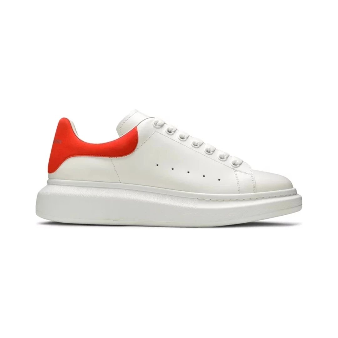 Alexander McQueen Sneakers Oversized Sneaker — White Warm Orange