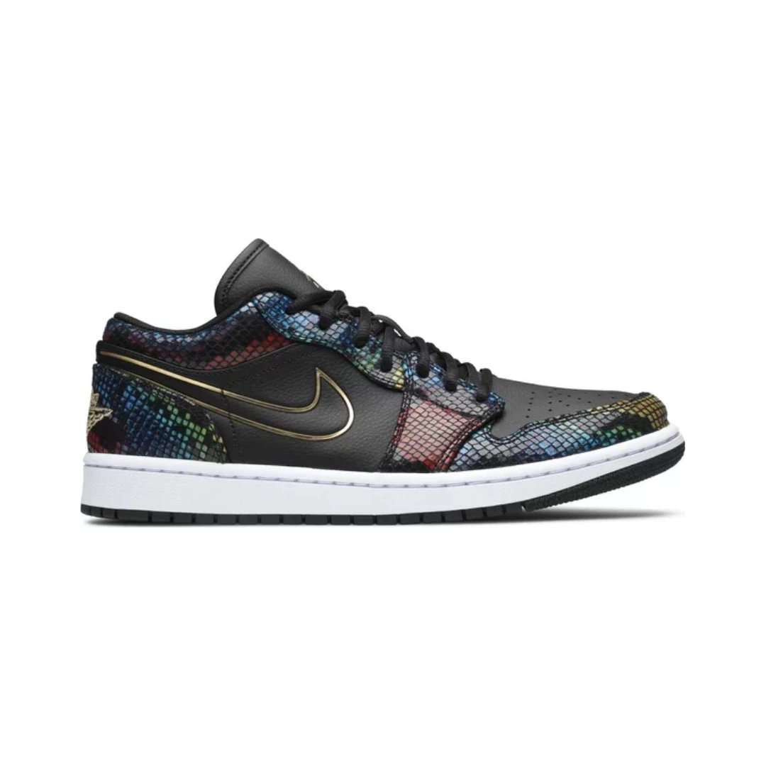 Nike Sneakers Air Jordan 1 Low — Multi Snakeskin