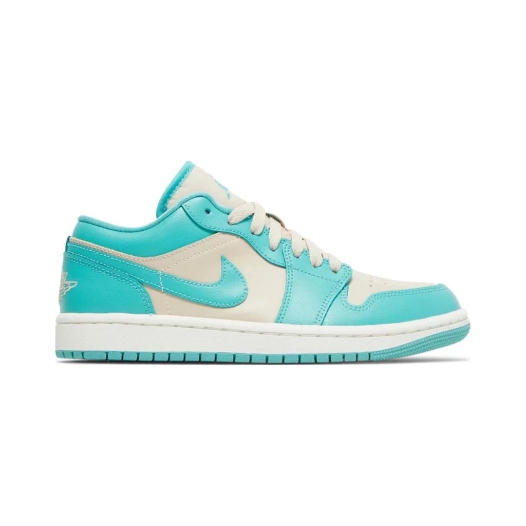Nike Sneakers Air Jordan 1 Low — Tropical Teal Sandy Beige