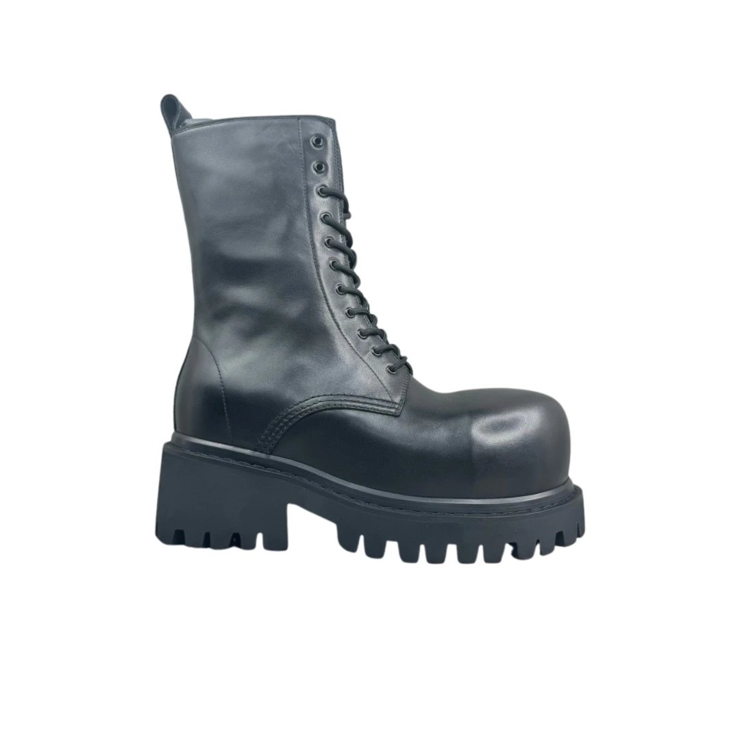 Lace Up High Black