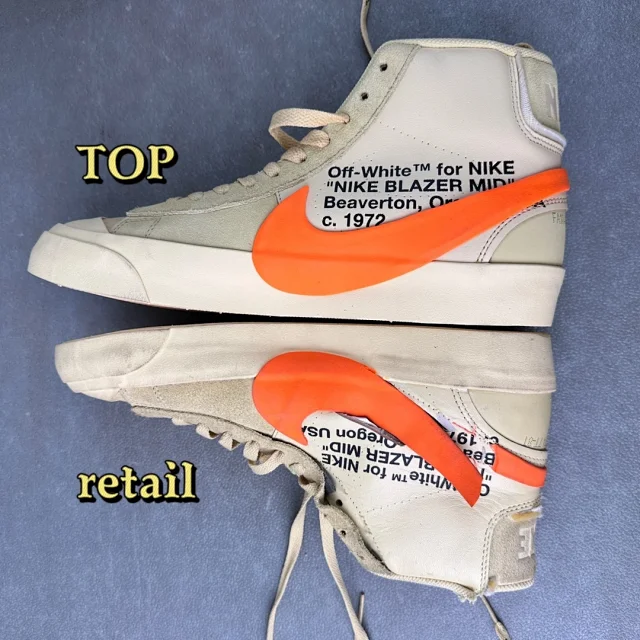 Nike Sneakers Blazer Mid Off-White collaboration high-top product detail image 22