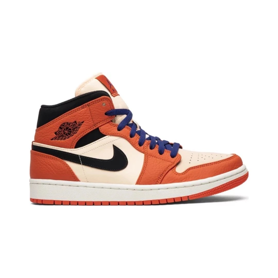 Jordan Sneakers Air 1 Mid — Team Orange