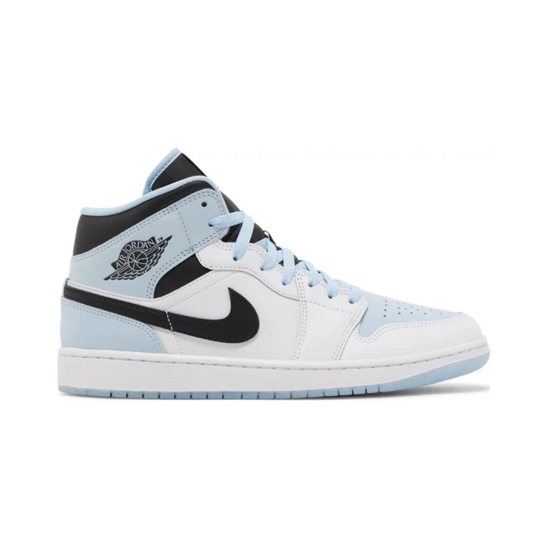 Jordan Sneakers Air 1 Mid — White Ice Blue
