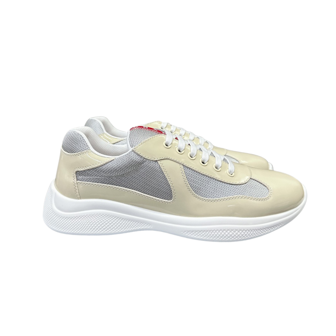 Prada Sneakers America's Cup — Beige Gray