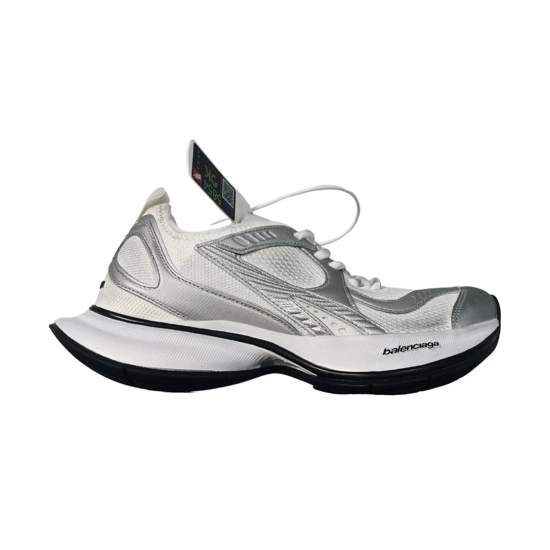 Balenciaga Sneakers Circuit — Silver White
