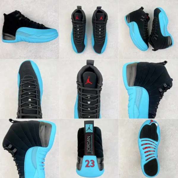 Air Jordan 12 Retro University Blue Sneakers Basketball Shoes - 28