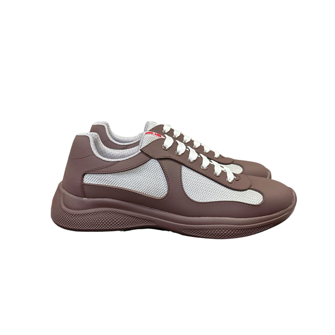 Prada Sneakers America's Cup — Brown Gray