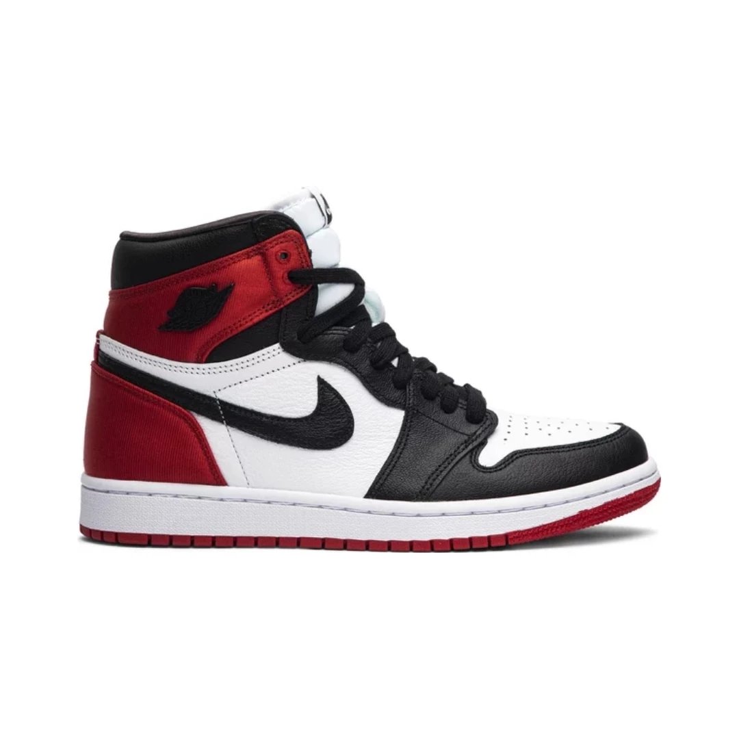 Nike Sneakers Air Jordan 1 High-Top — Satin Black Toe