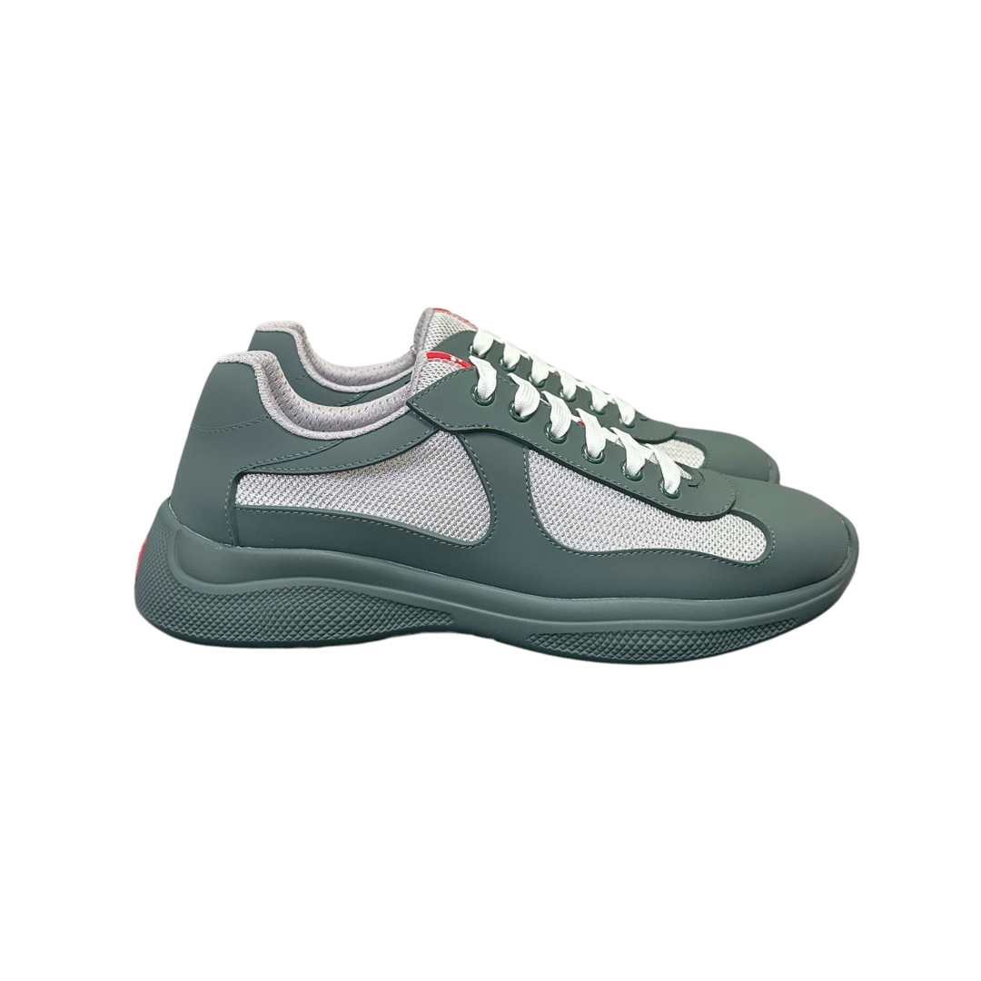 Prada Sneakers America's Cup — Dark Green Gray