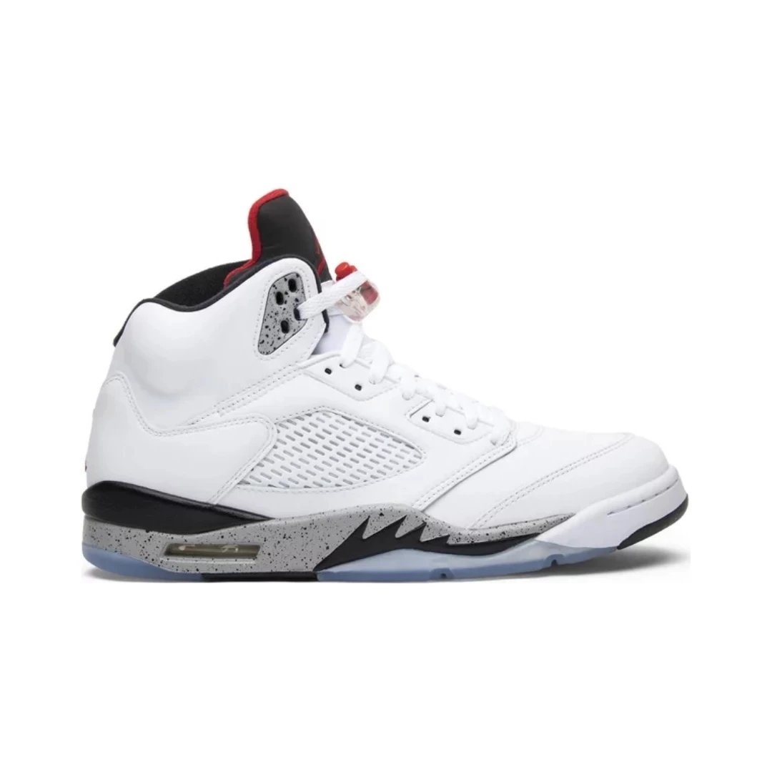 Jordan Sneakers Air 5 — White Cement