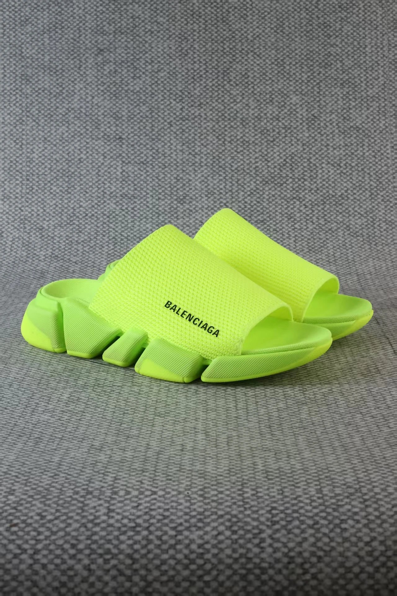 Balenciaga Slippers Logo Knit with Segmented Sole image 7