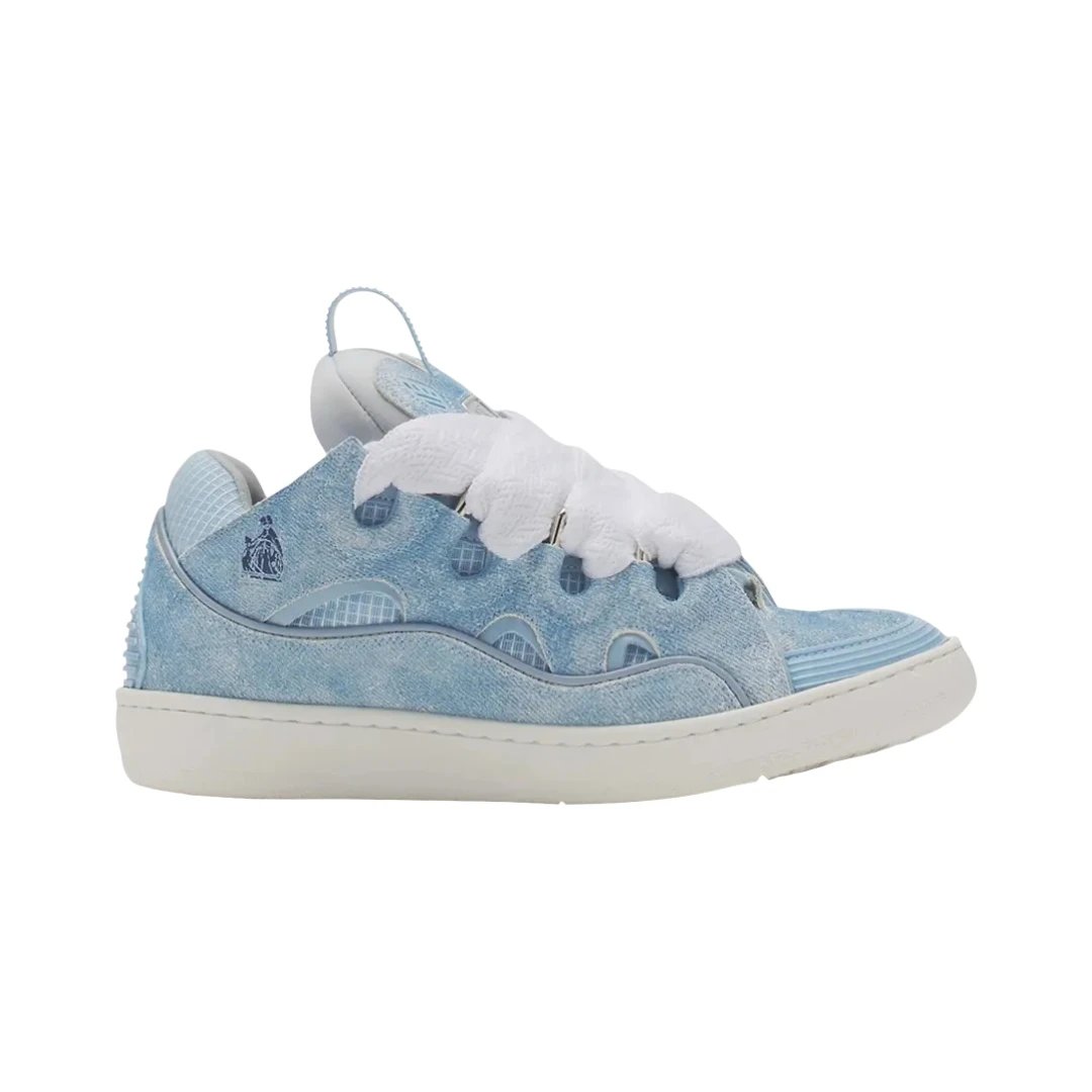 Lanvin Sneakers Curb — Denim Effect