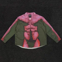 thumbnail for Y/Project human body thermal imaging printed long sleeve shirt