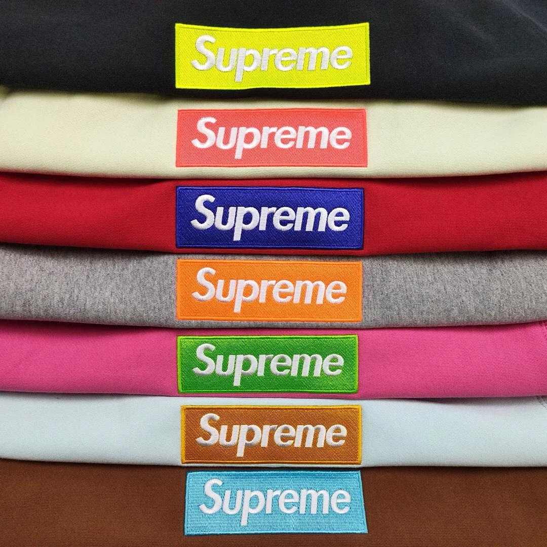 Supreme Box Logo Hoodie Supreme 经典款Box字母刺绣帽衫