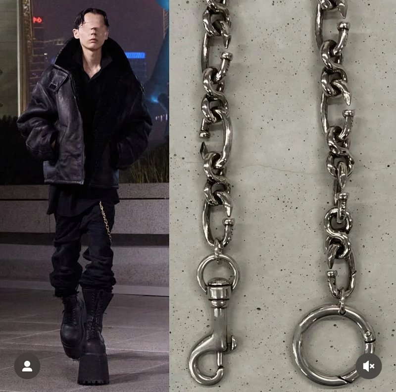24fw Klub Pants Chain