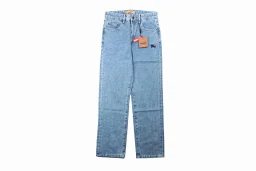 thumbnail for bbrBurberry BBR 22SS war horse embroidered denim trousers