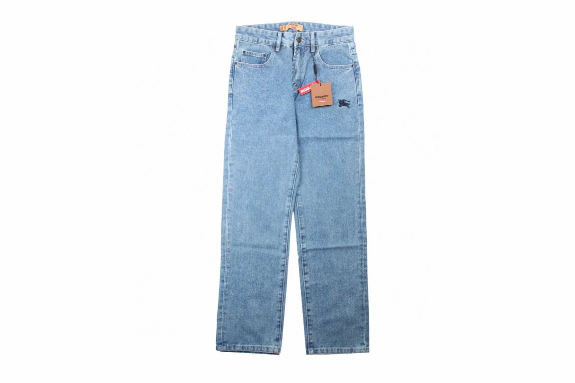 BBR Burberry BBR 22SS warhorse embroidered denim pants