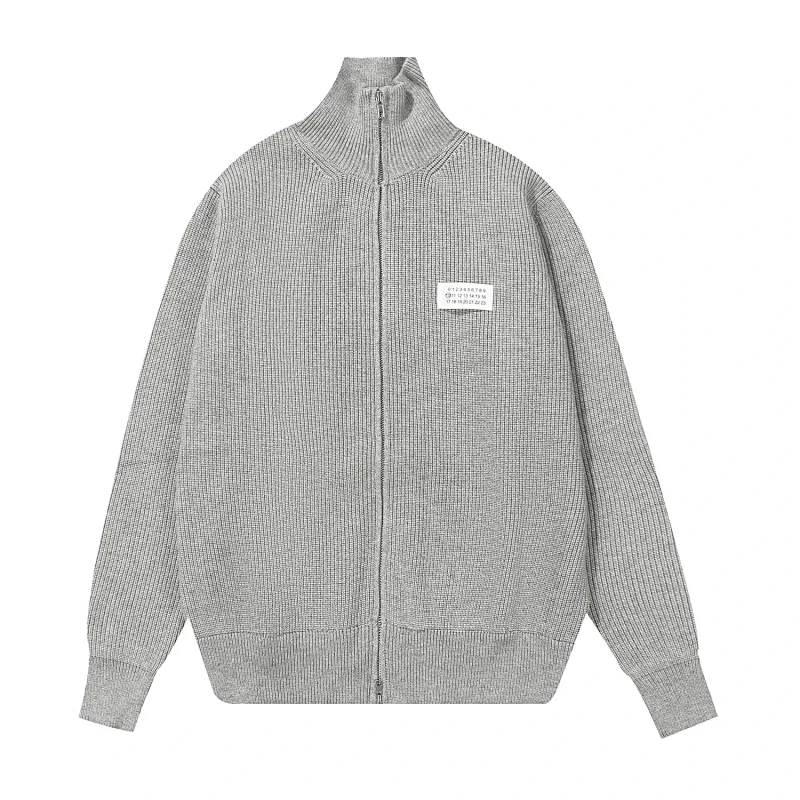 Maison Margiela Black And White Striped Crewneck Sweater