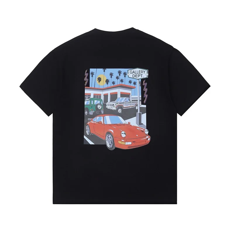 Gallery Basic Style Letter Logo Printed Casual Loose Short-Sleeve T-Shirt for Men and Women