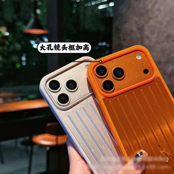 Design Ribbed Texture Navy Blue Phone Case - 14