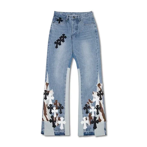 Gallery Dept. Paint Splatter Beige Wide Leg Trousers