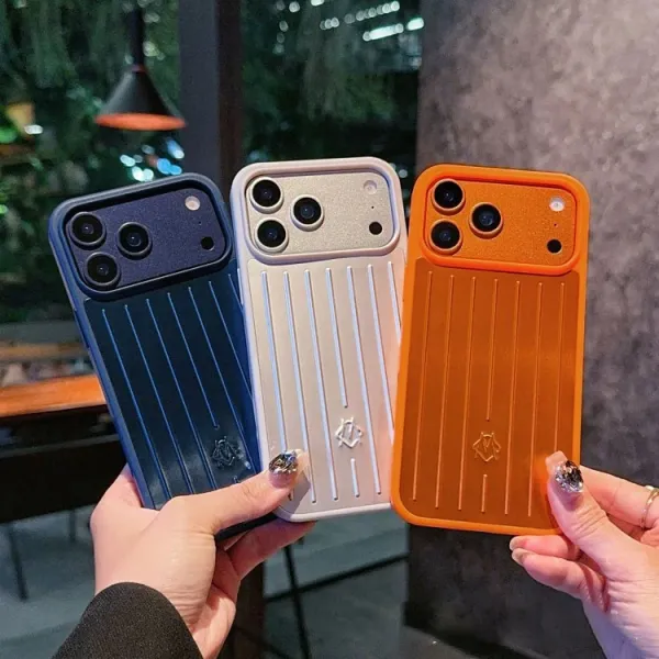 Design Ribbed Texture Navy Blue Phone Case - 10