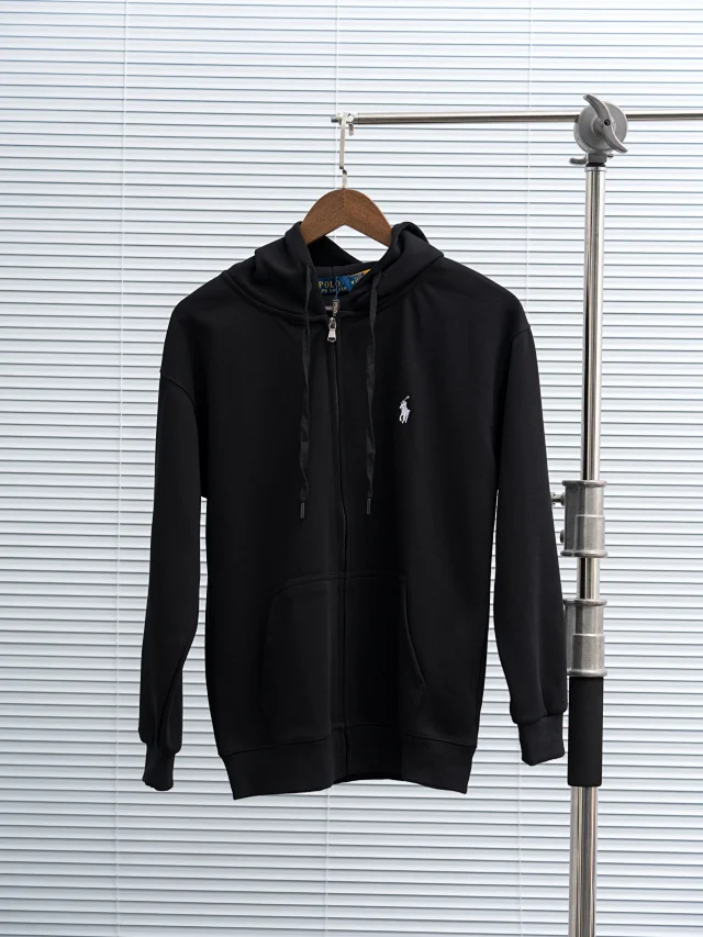 Burberry Hoodies & Sweatshirts Zip-Up Hooded Sweatshirt with Embroidered Equestrian Knight Logo product detail image 54