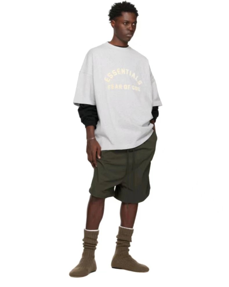 Fear of God Essentials Logo T-Shirt Black - 7