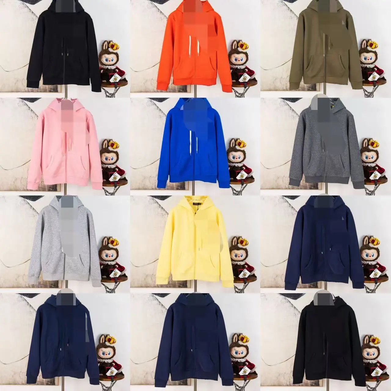 Ralph Lauren Zip-up (20+ Colorways)