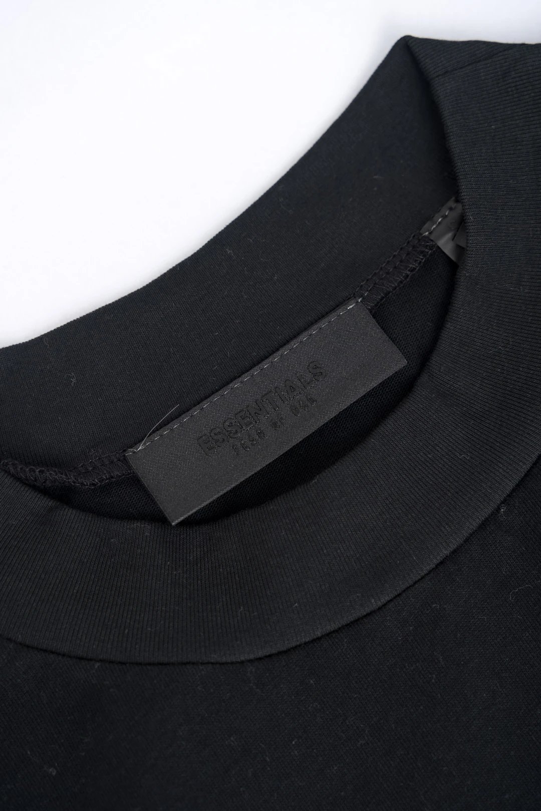 Fear of God Essentials Logo T-Shirt Black - 32