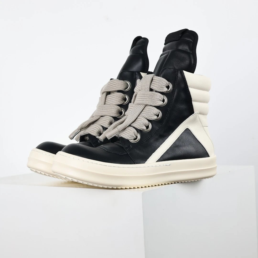 Rick Owens DRKSHDW Ramones High-Top Sneakers Black / Gray - 9