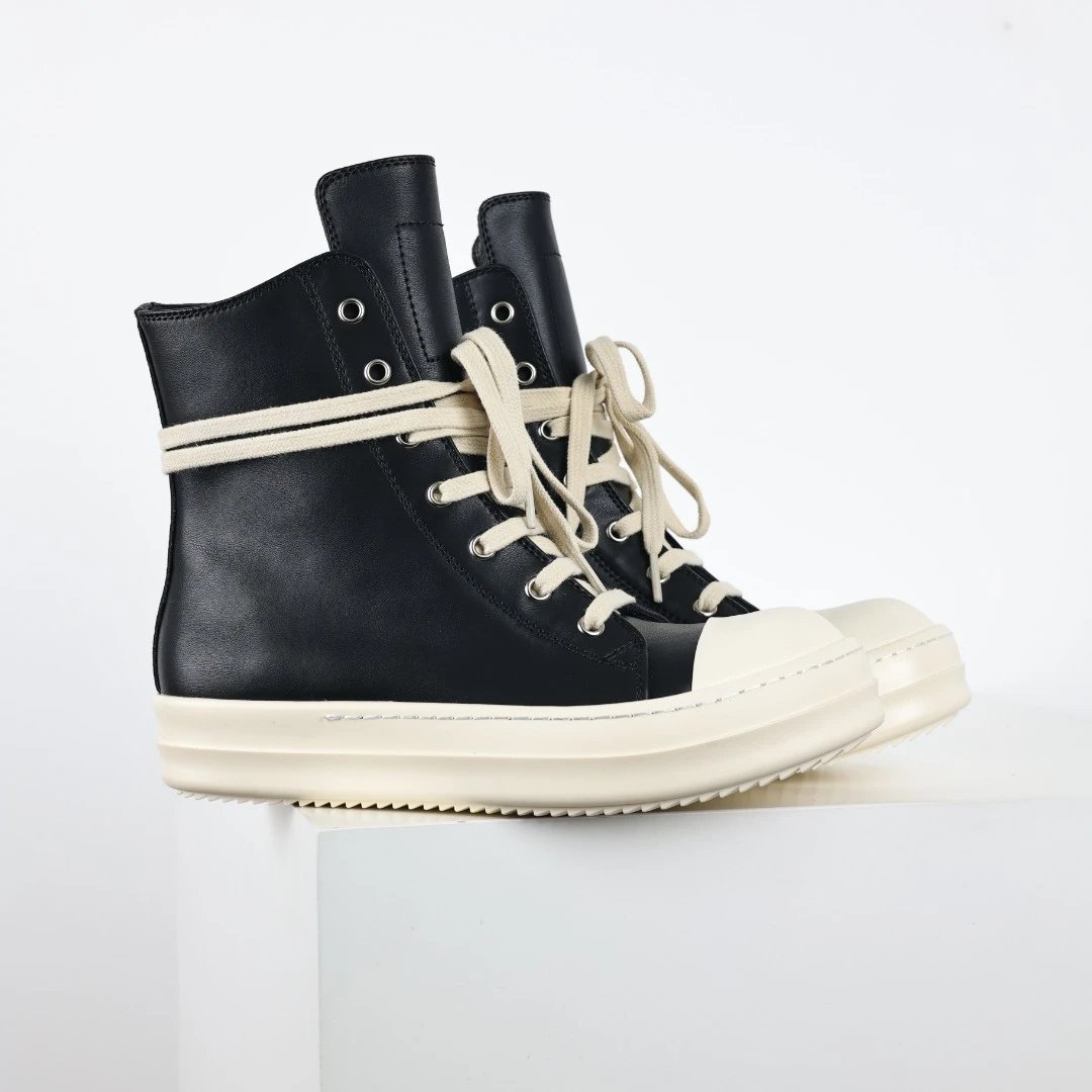 Rick Owens DRKSHDW Ramones High-Top Sneakers Black / Gray - 21