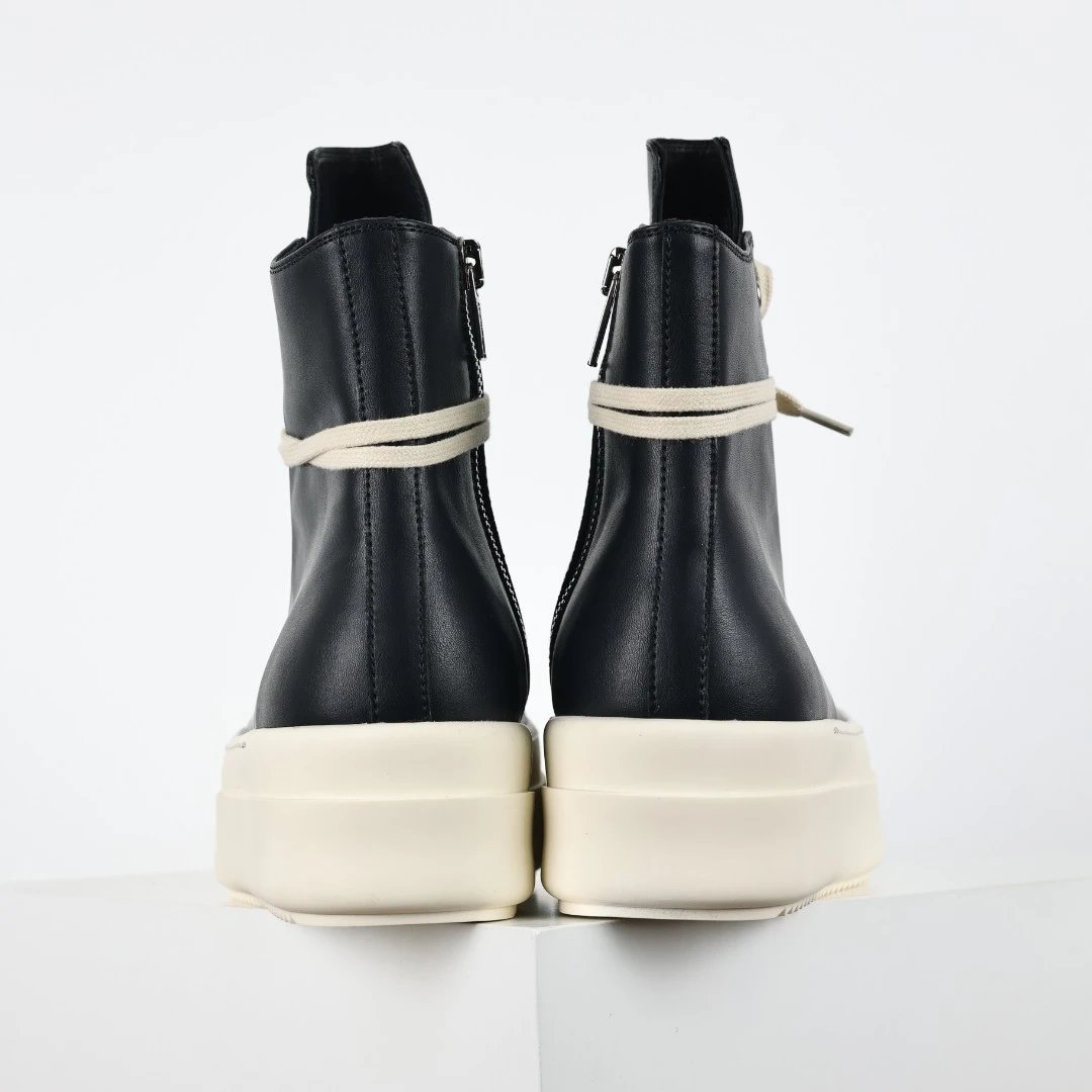 Rick Owens DRKSHDW Ramones High-Top Sneakers Black / Gray - 28