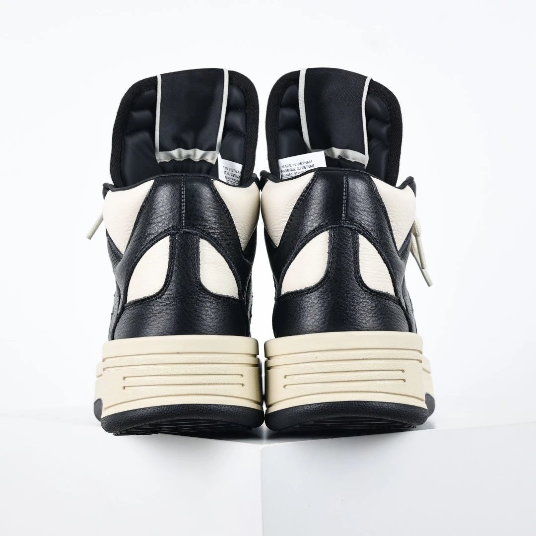 Rick Owens DRKSHDW Ramones High-Top Sneakers Black / Gray - 51