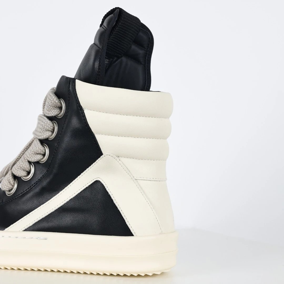 Rick Owens DRKSHDW Ramones High-Top Sneakers Black / Gray - 10