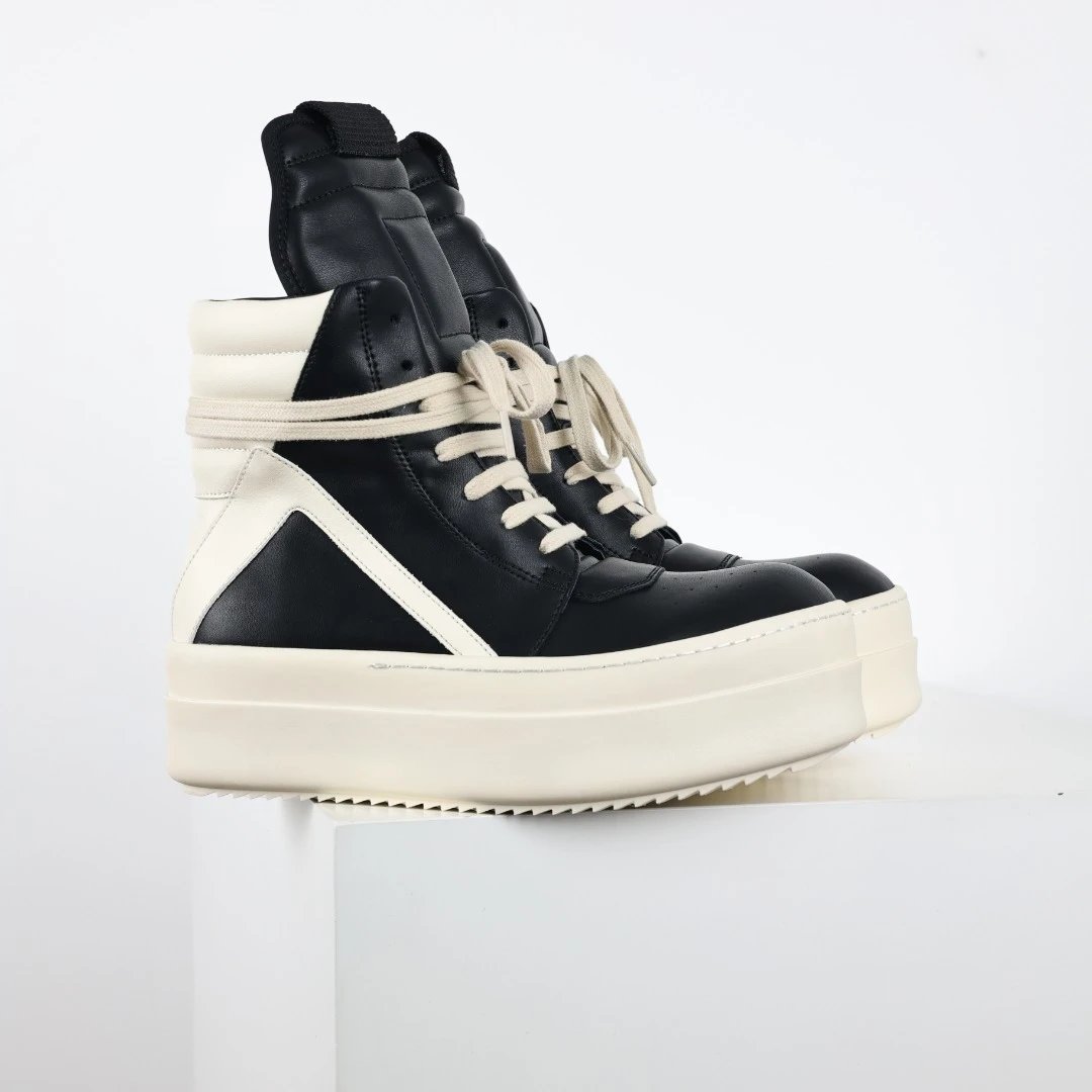 Rick Owens DRKSHDW Ramones High-Top Sneakers Black / Gray - 17