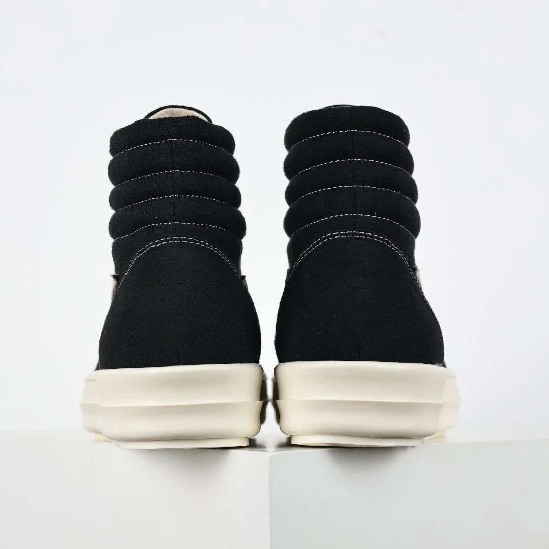 Rick Owens DRKSHDW Ramones High-Top Sneakers Black / Gray - 39