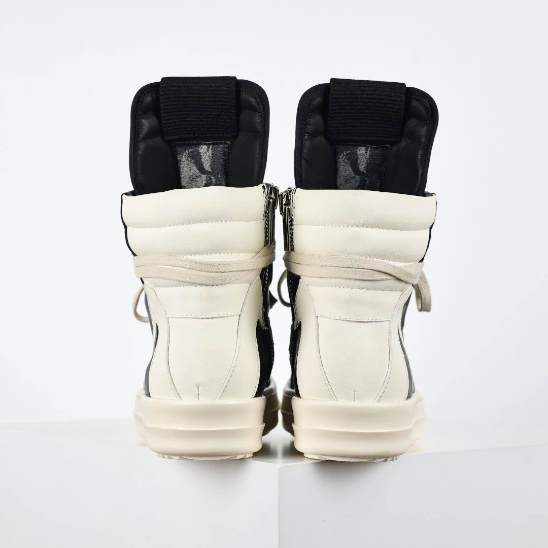 Rick Owens DRKSHDW Ramones High-Top Sneakers Black / Gray - 16