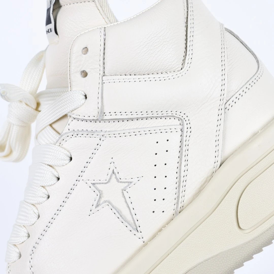 Rick Owens DRKSHDW Ramones High-Top Sneakers Black / Gray - 46