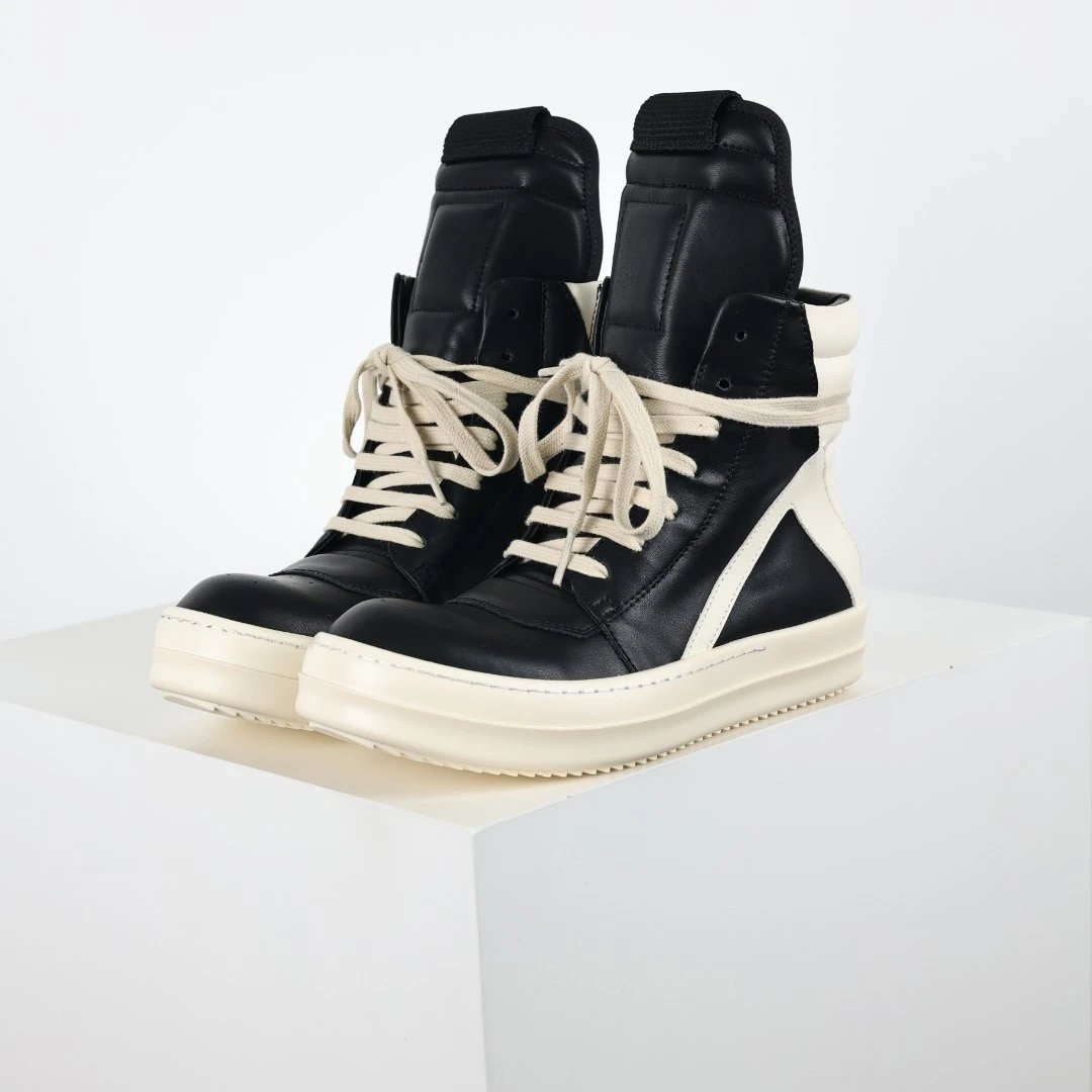 Rick Owens DRKSHDW Ramones High-Top Sneakers Black / Gray - 13