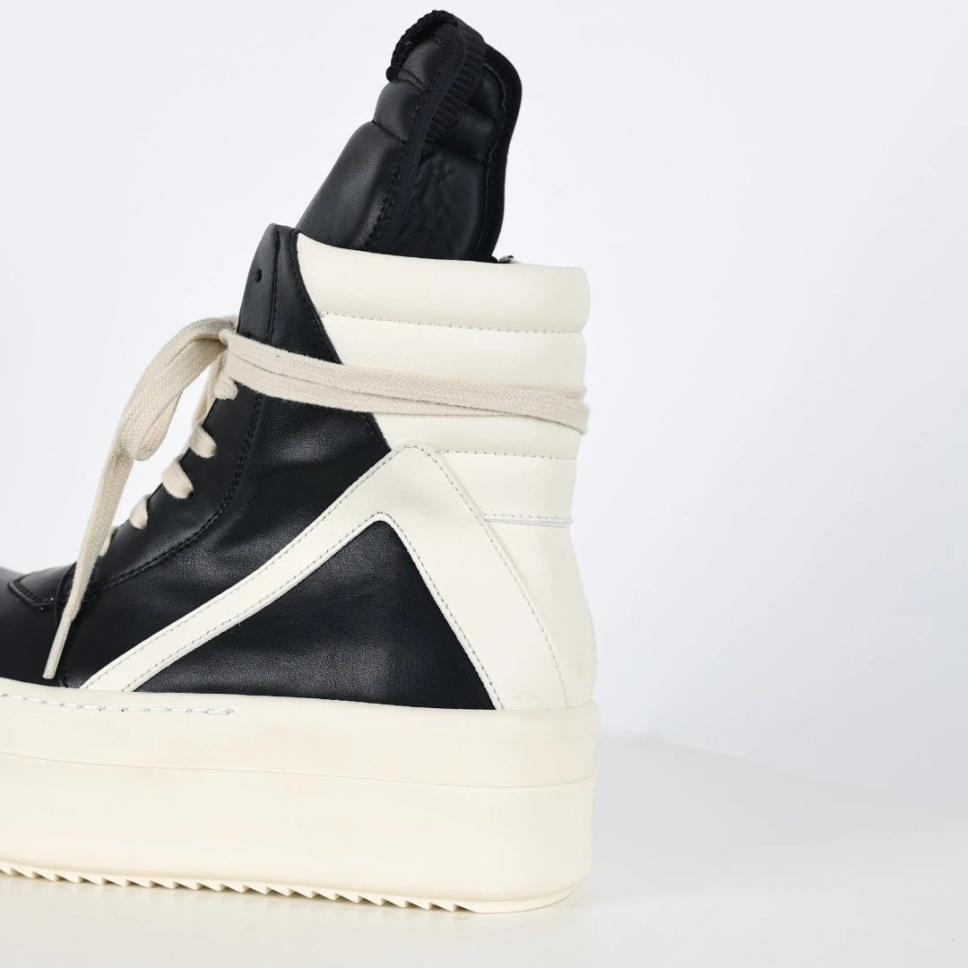 Rick Owens DRKSHDW Ramones High-Top Sneakers Black / Gray - 18