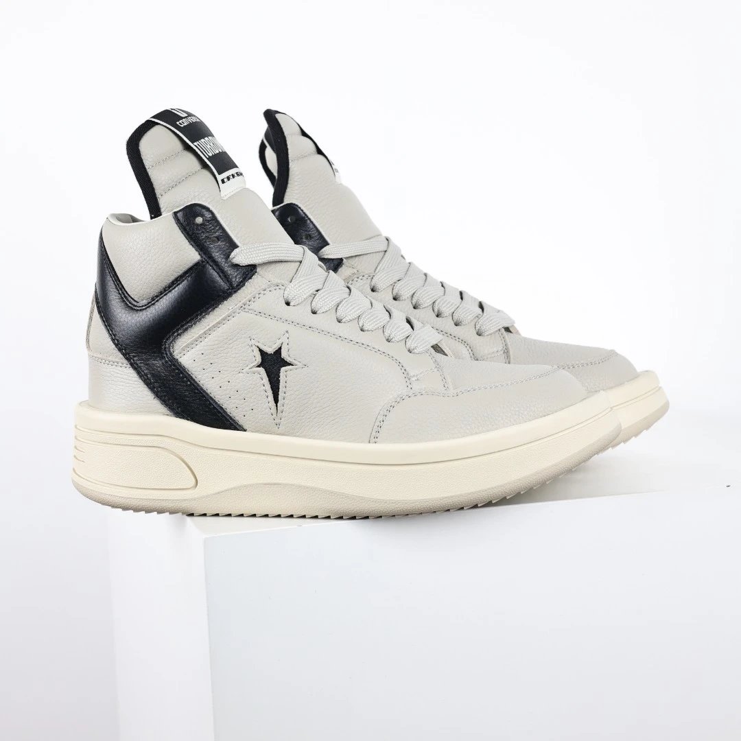 Rick Owens DRKSHDW Ramones High-Top Sneakers Black / Gray - 40