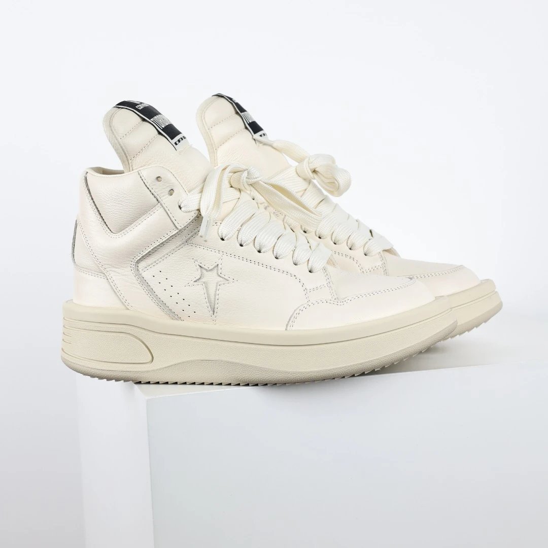 Rick Owens DRKSHDW Ramones High-Top Sneakers Black / Gray - 44