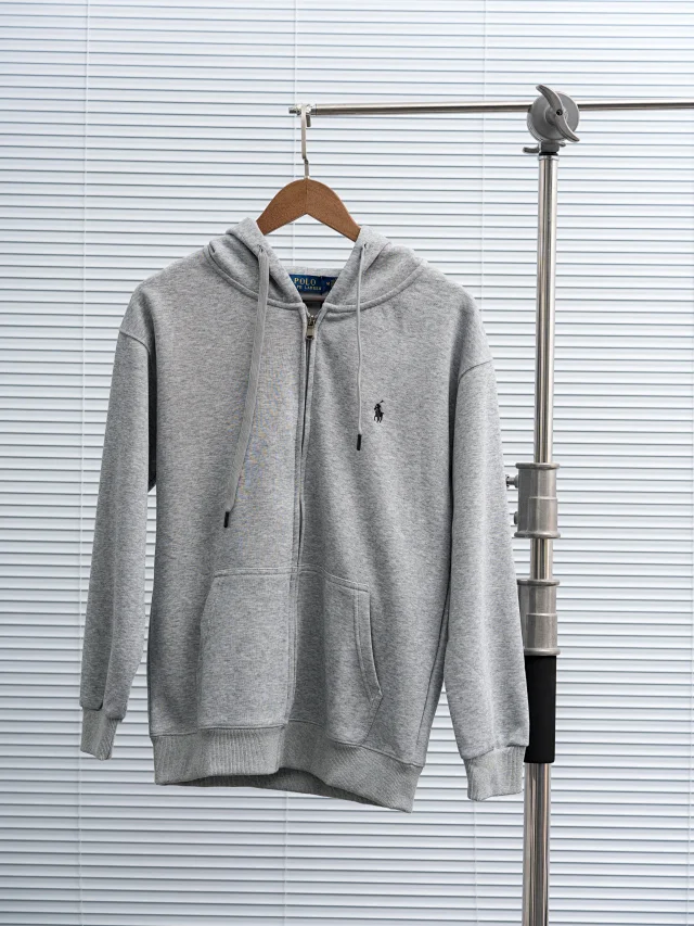 Burberry Hoodies & Sweatshirts Zip-Up Hooded Sweatshirt with Embroidered Equestrian Knight Logo product detail image 47