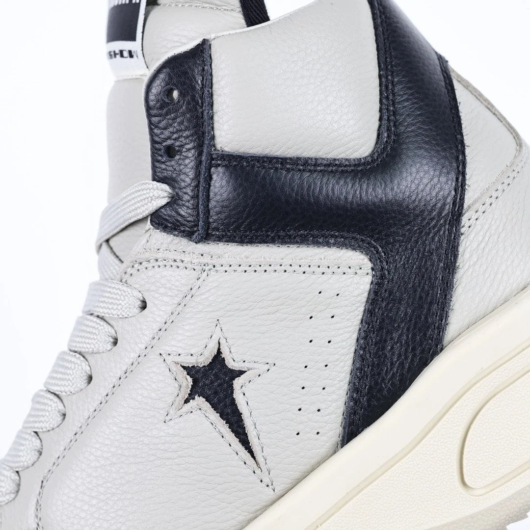 Rick Owens DRKSHDW Ramones High-Top Sneakers Black / Gray - 42