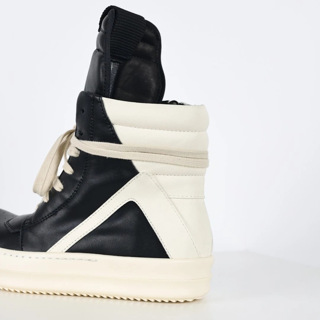 Rick Owens DRKSHDW Ramones High-Top Sneakers Black / Gray - 14