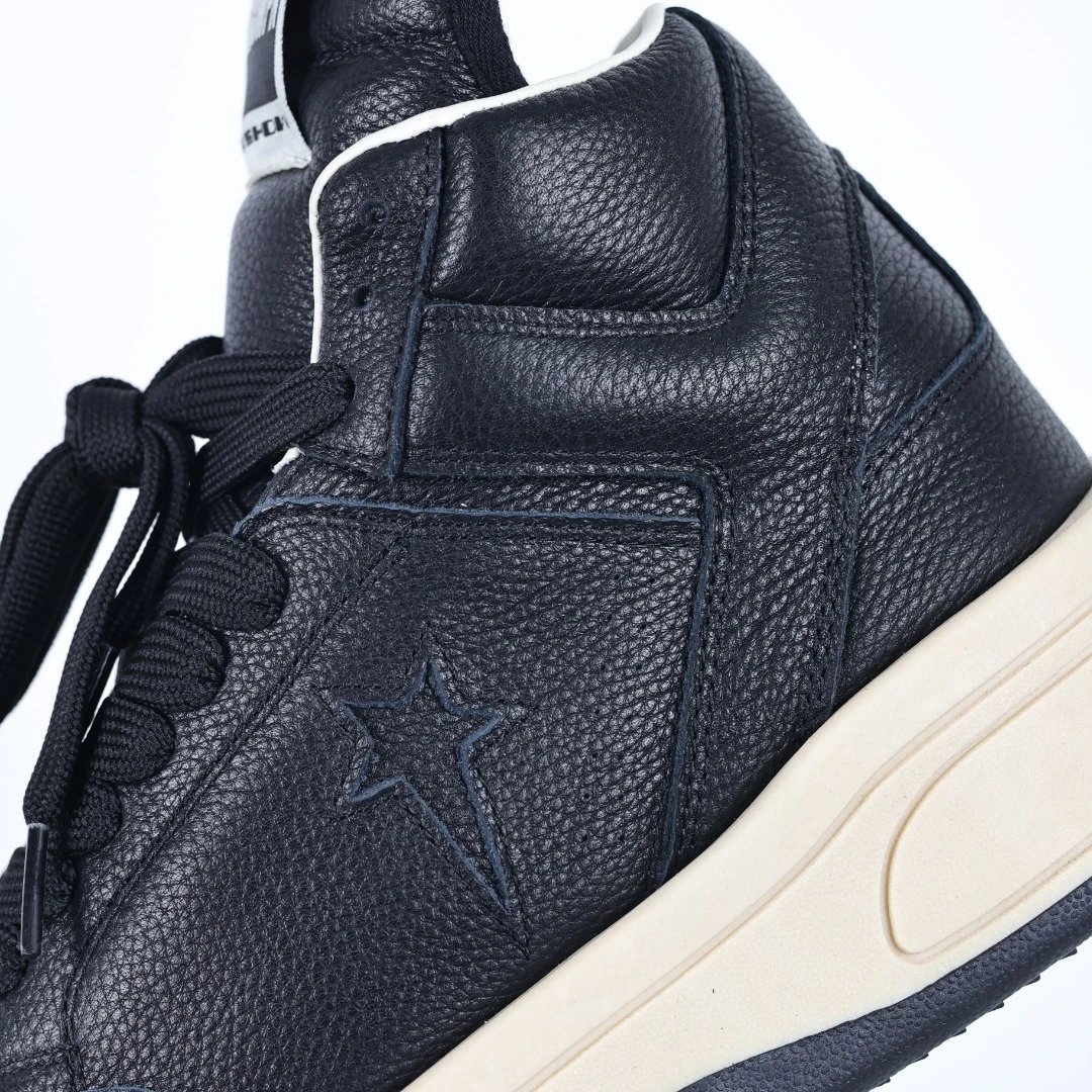 Rick Owens DRKSHDW Ramones High-Top Sneakers Black / Gray - 54
