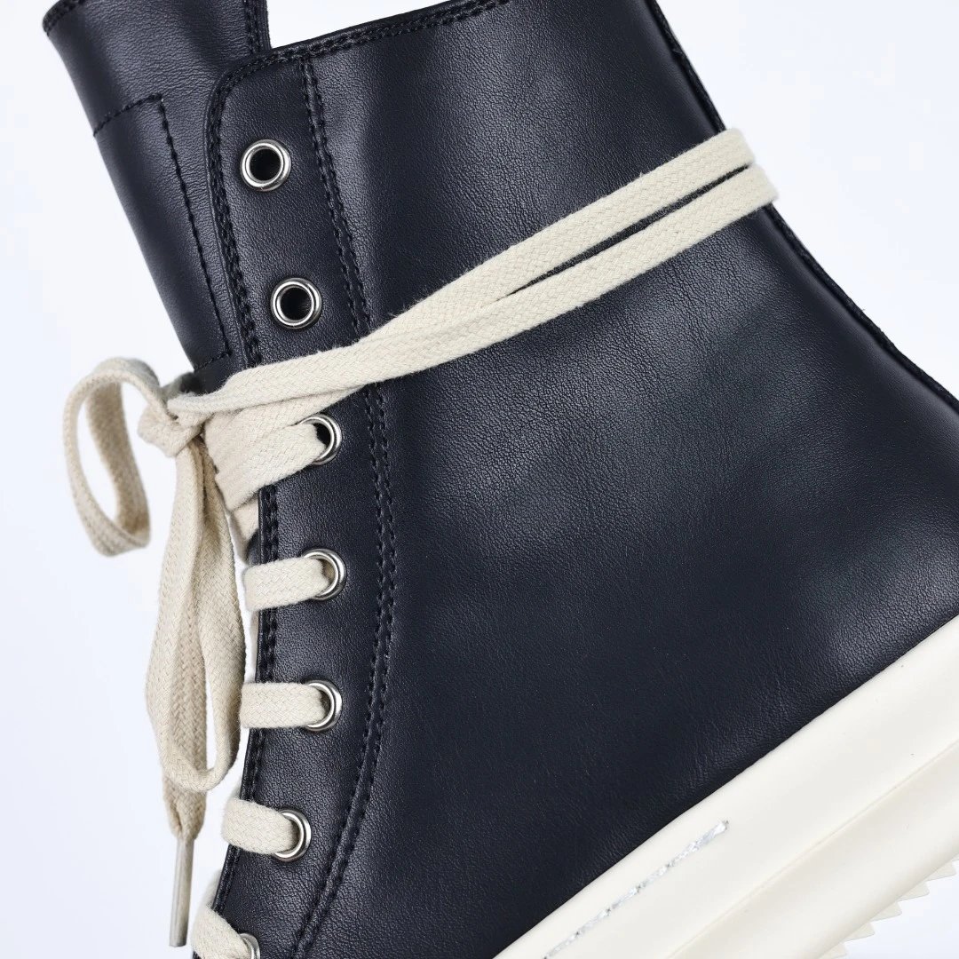 Rick Owens DRKSHDW Ramones High-Top Sneakers Black / Gray - 23