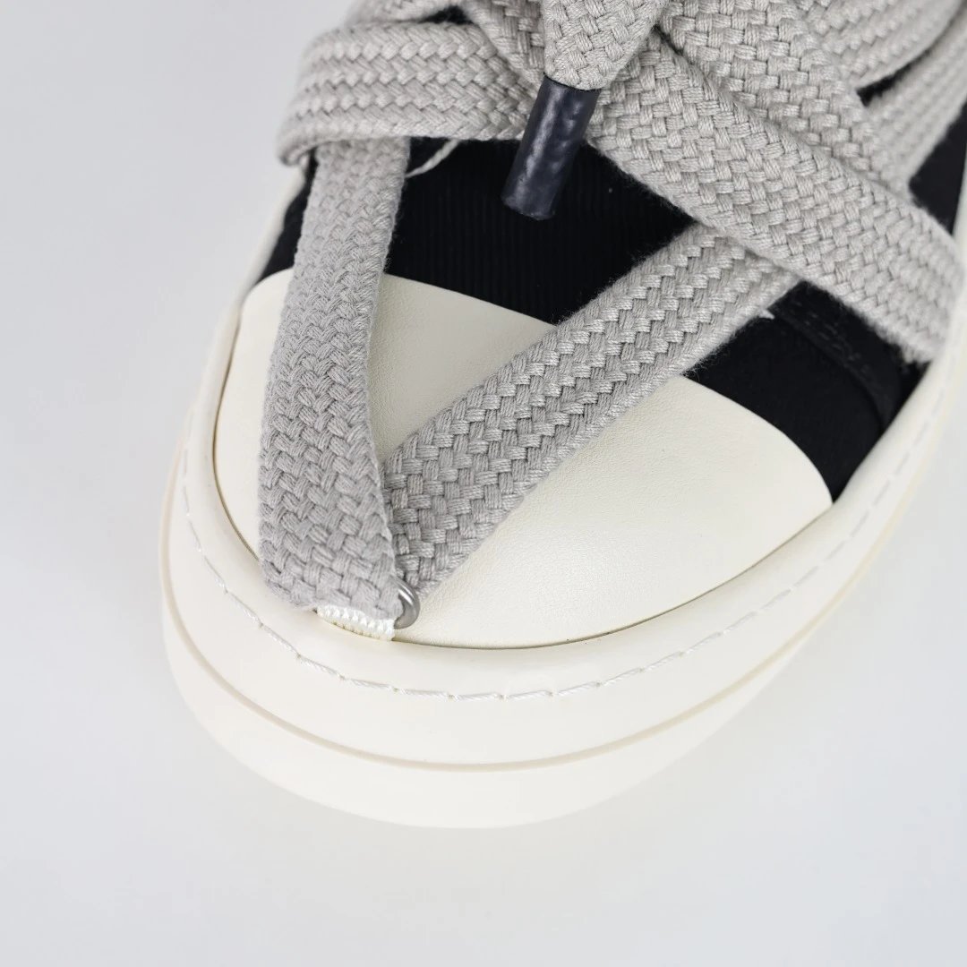 Rick Owens DRKSHDW Ramones High-Top Sneakers Black / Gray - 30